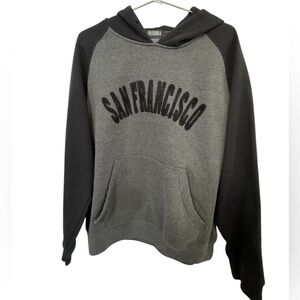 High End San Francisco Giants Appliqué Thick Gray Men's XXL Hoodie MINTY